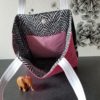 tembo velours zebre rose interieur